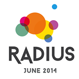 Radius Festival 2014 Twitter logo