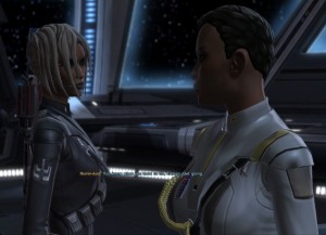 SWTOR: Cipher Nine encourages Ensign Temple to take matters into her own hands.