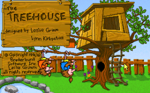 The Treehouse - Designed by Leslie Grimm and Lynn Kirkpatrick - Broderbund Software Inc