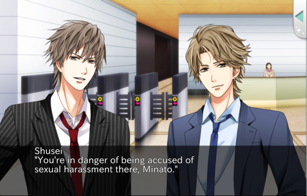At least SOMEONE is telling it like it is! (Minato is smug-face on the left there.) Our Two Bedroom Story by Voltaire Inc.