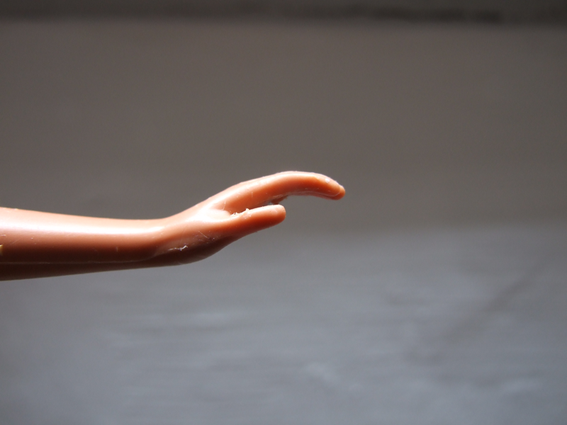 Barbie hand, Claire Napier, 2015, Mattel
