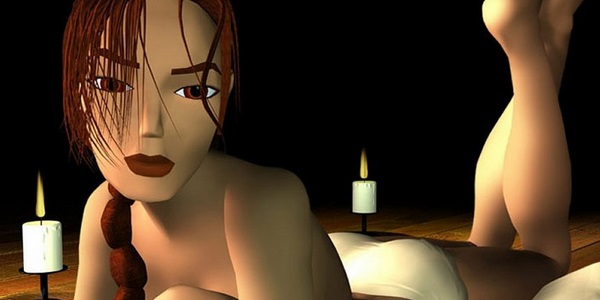 Lara Croft, Tomb Raider, in the buff, Core + Eidos