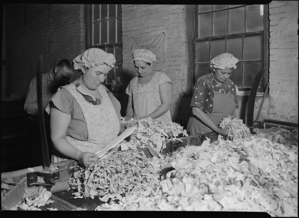 "American Writing Paper Co. Rag Sorting (French)-Mt. Holyoke, Massachusetts." U.S. National Archives and Records Administration