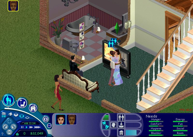 The Sims, Maxis/The Sims Studio, Electronic Arts, 2000