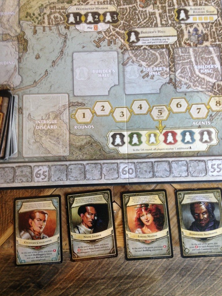 photo by Anna Tschetter Dice Vice Lords of Waterdeep Designed by: Peter Lee, Rodney Thompson Players: 2-5 Published by: Wizards of the Coast Year Published: 2012 Recommended Ages: 12+
