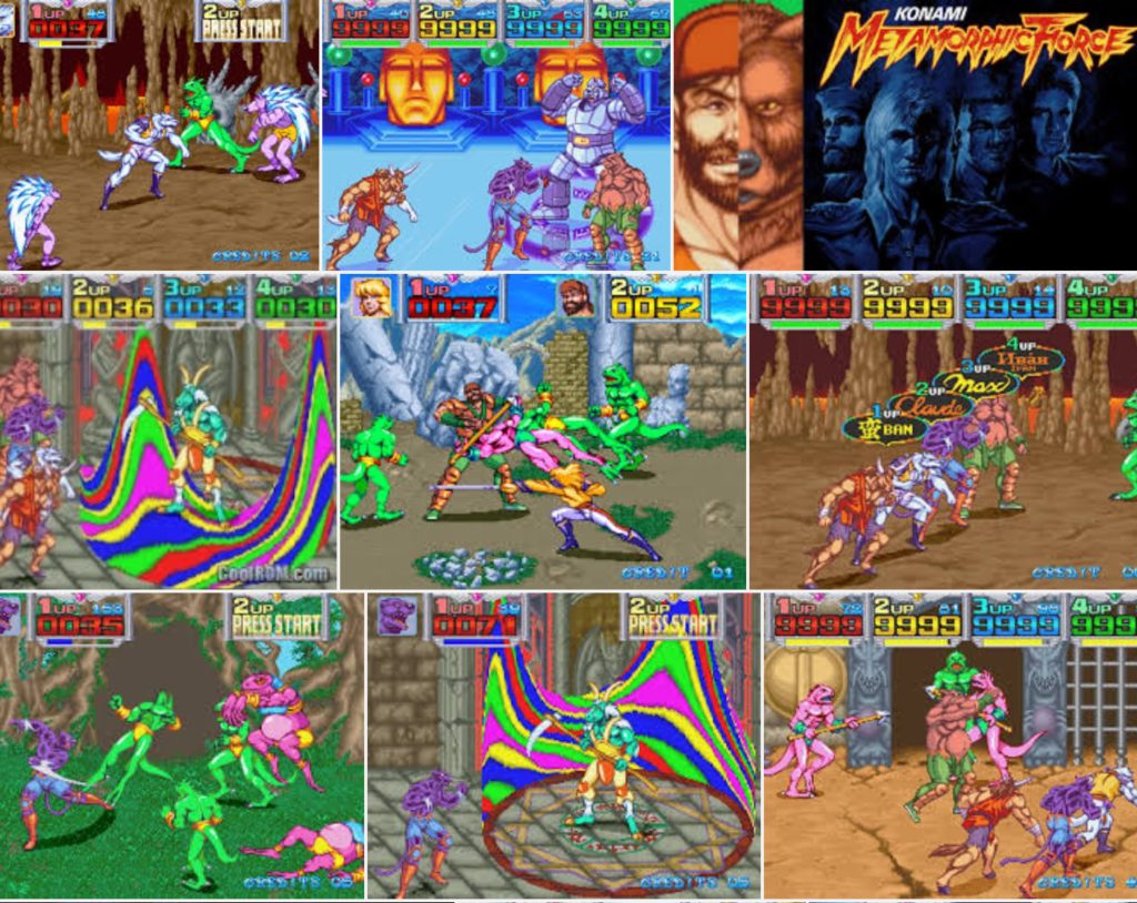 Metamorphic Force, Konami, arcade, 1993