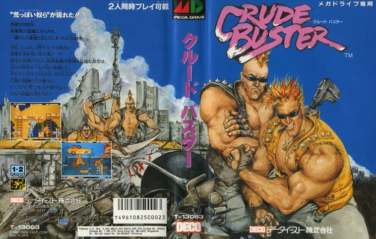 Crude Buster, Data East, 1991, Arcade/Sega Genesis