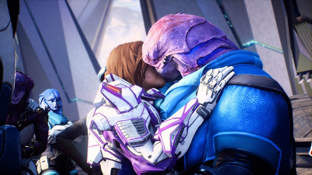 Mass Effect: Andromeda/EA/2017/Jaal's first romance scene