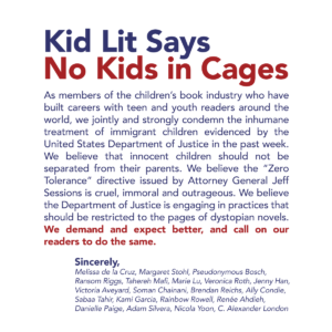 Kid Lit Says No Kids in Cages