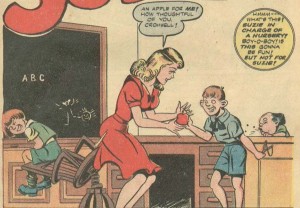 Public domain, teacher, classroom, Suzi comics