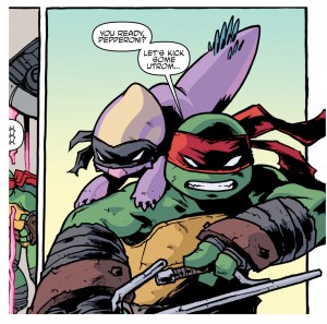 Turtles in Time #1, Paul Allor and Ross Campbell, IDW Publishing, 2014. 