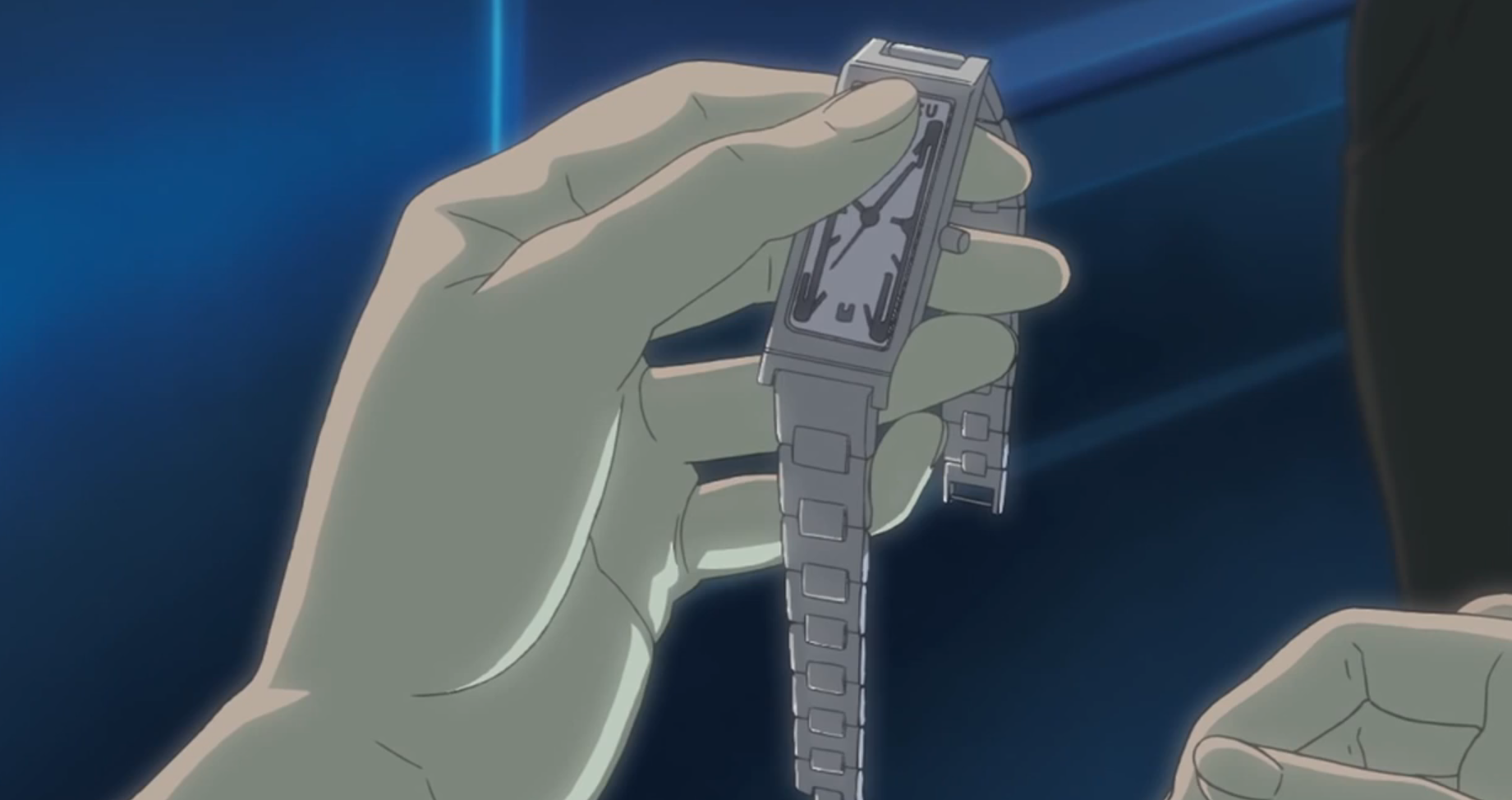 The Major and her watch, Motoko Kusanagi, Ghost in the Shell: Stand Alone Complex, episode 25, Production IG, 2002