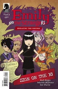 Emily and the Strangers: Breaking the Record Rob Reger (W) Mariah Huehner (A) Cat Ferris (C) Dark Horse, 2014
