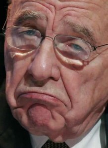 Sad Rupert Murdoch