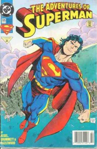 The Adventures of Superman #505. Karl Kesel (writer), Tom Grummett (pencils), Doug Hazlewood (inks), Glenn Whitmore (colors). DC Comics, 1993