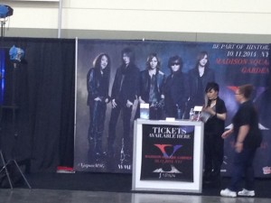 The mysterious X Japan booth.