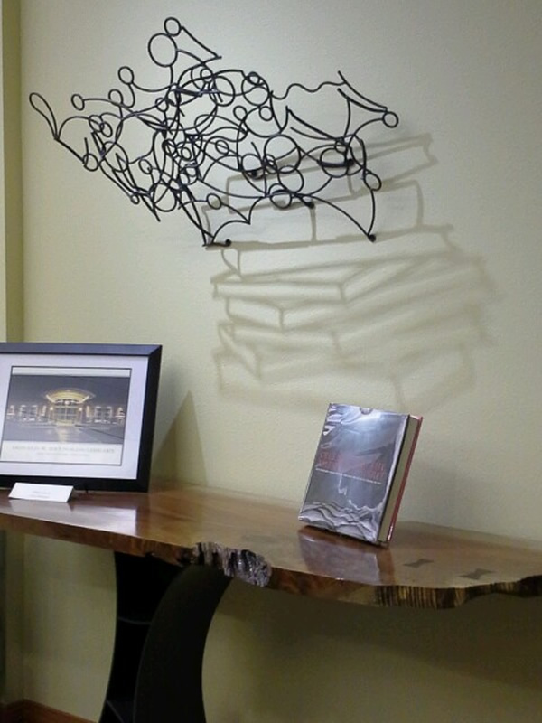 Book Shadow Sculpture by Amy Catherine