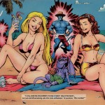 Marvel Swimsuit Special (1993) featuring Kitty Pryde, Megan and Nightcrawler, by Gary Frank