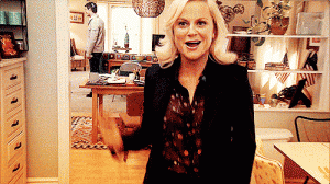 Amy Poehler excited gif