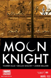 MOON KNIGHT (2014) #5 Published: July 02, 2014 Rating: Rated T+ Writer: Warren Ellis Cover Artist: Declan Shalvey 