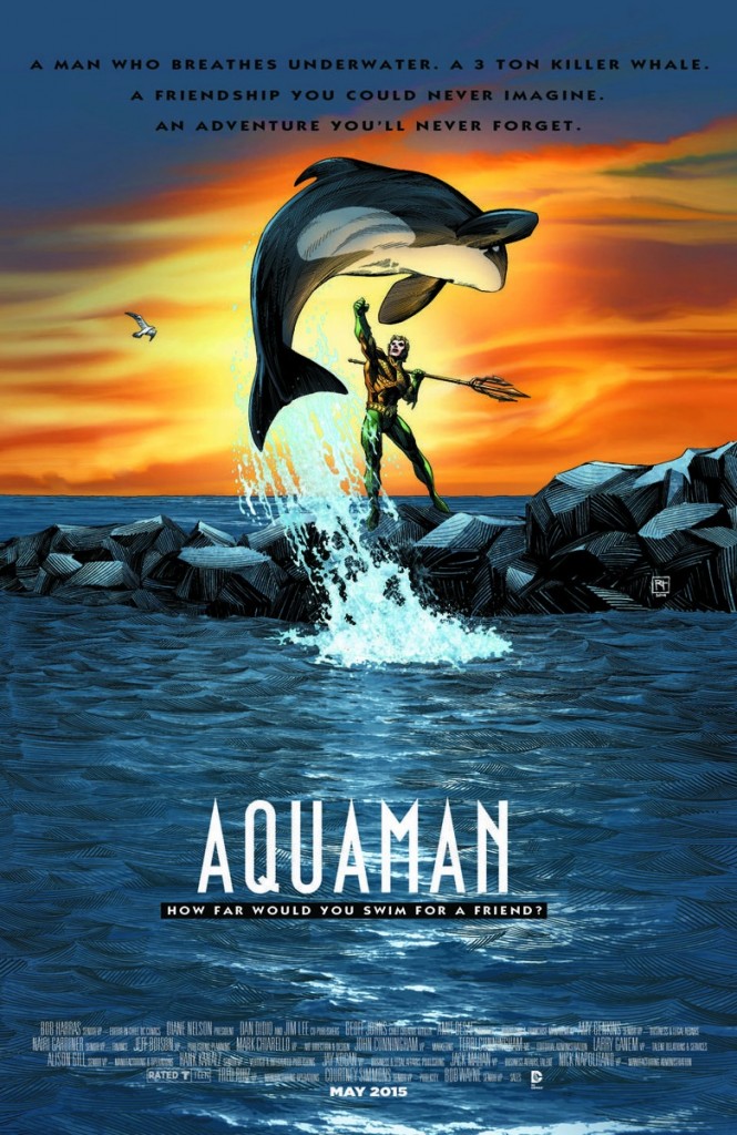 AQUAMAN #40. Inspired by FREE WILLY. Cover Art by Richard Horie. DC Comics. Variant Cover.