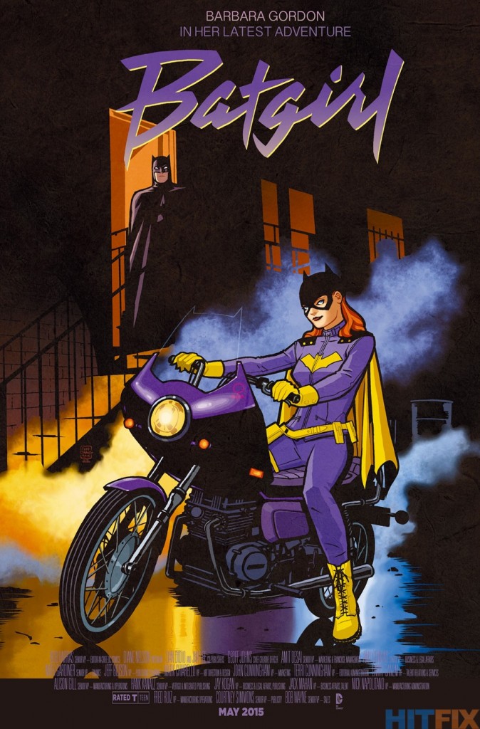BATGIRL #40. Inspired by PURPLE RAIN. Cover Art by Cliff Chiang. DC Comics. Variant Cover