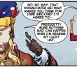 Carol Danvers' Lucky hat, Captain Marvel #9, Kelly-Sue DeConnick, Filipe Andrade’s, Jordie Bellaire, pattern by Nikol Lohr