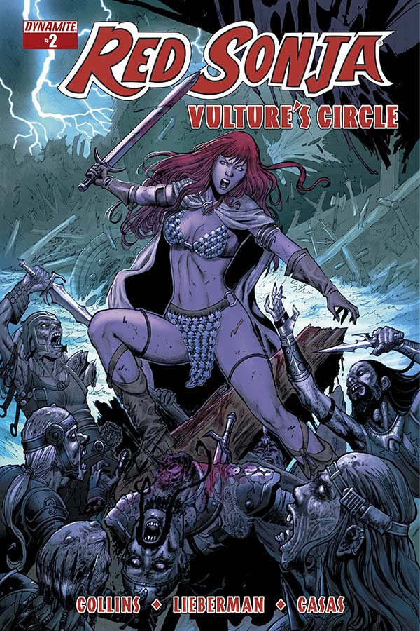 Red Sonja: Vulture's Circle 2, Geovani cover, Dynamite 2015
