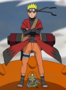 Naruto Uzumaki from Naruto Shippuden episode 162. Original story & art by Masashi Kishimoto. Studio Pierrot, 2007-2015.