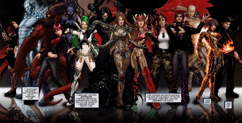 The 13 Artifacts of Top Cow Comics (as they appear in Witchblade: Rebirth Vol1 by by Tim Seeley (Author), Tim Various Artists (Author), Diego Bernard (Illustrator)
