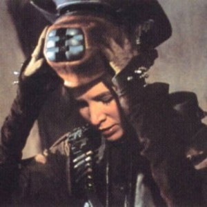 Carrie Fisher disguised as Boussh in Return of the Jedi