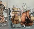 Earthsea Trilogy by Ursula K. LeGuin, cover illustrations by Pauline Ellison