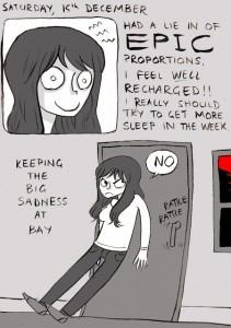 No to the big sadness One Good Thing