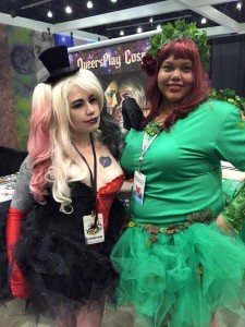 Harley Quinn finds Poison Ivy at Comikaze. Photo from the Queersplay facebook.