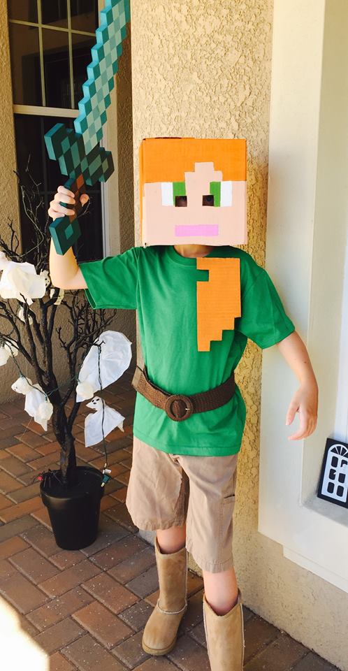 Berbagai Contoh Alex Minecraft Costume.