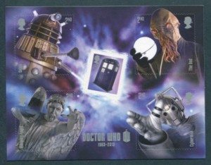 Doctor Who Great Britain stamps 1
