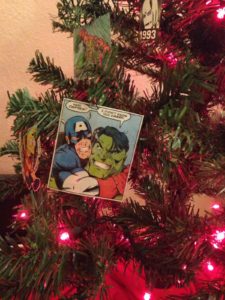 Rosie Knight_comic creation DIY holiday ornaments
