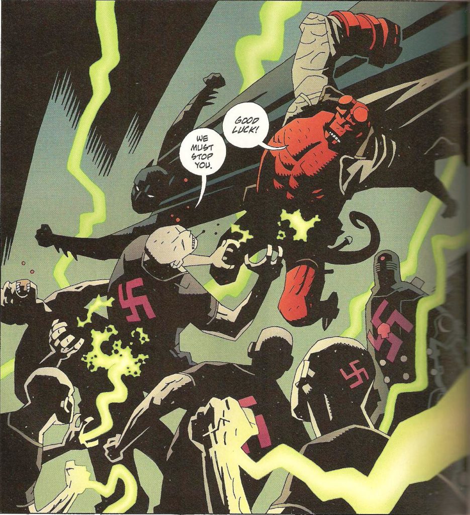 HELLBOY PUNCHED A NAZI