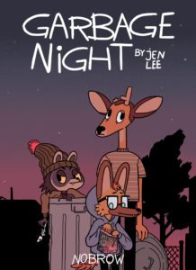 Garbage Night Cover by Jen Lee image via Nobrow