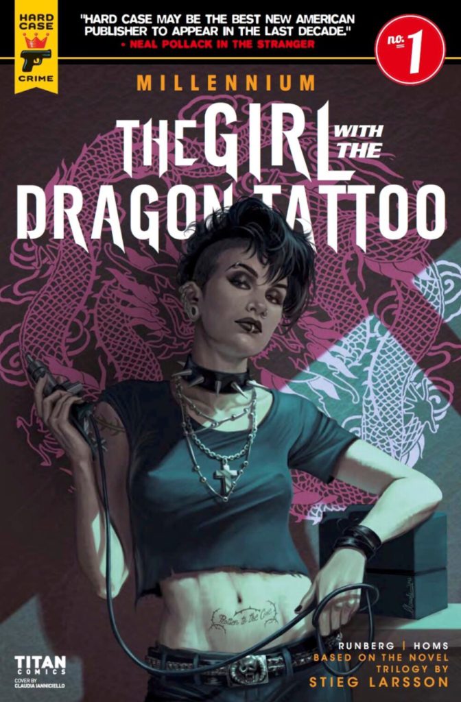 Girl with the dragon tattoo, Titan comics, 2017