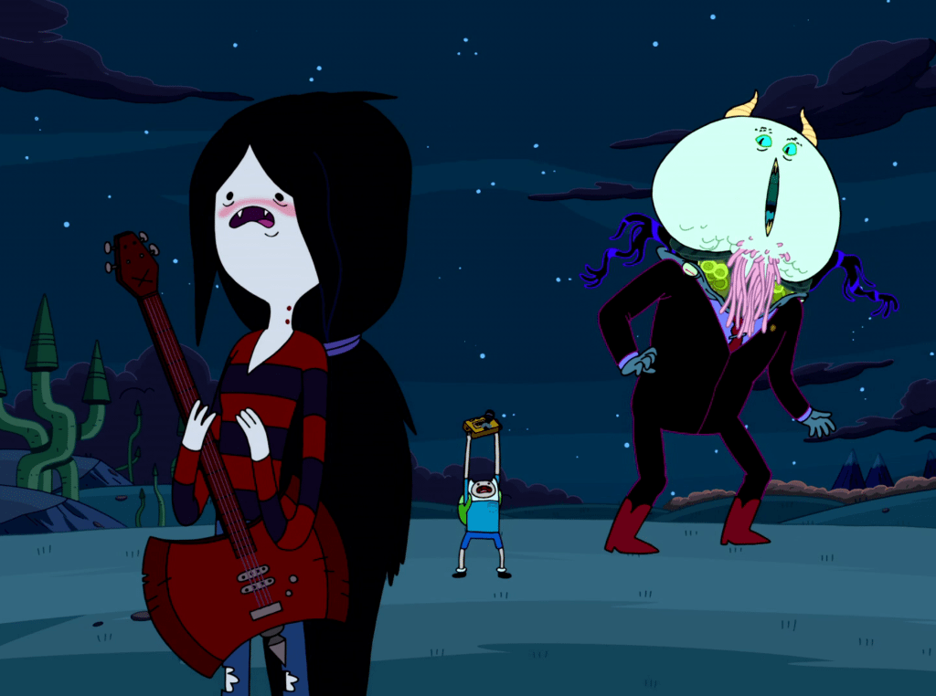 Abadeer and Marceline from Adventure Time