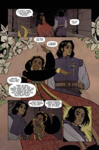 Sleepless #1, written by Sarah Vaughn, drawn by Leila del Duca, colored and edited by Alissa Sallah, lettered by Deron Bennett, published by Image Comics, 2017.