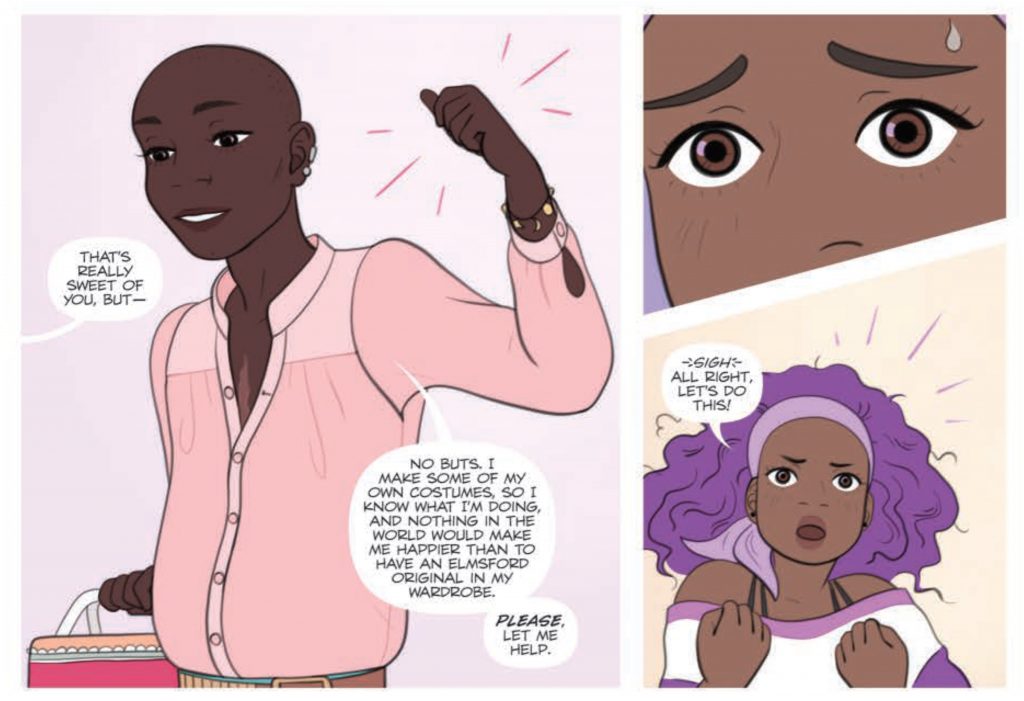 Jem and the Holograms: Dimensions #2 Stargirl panel