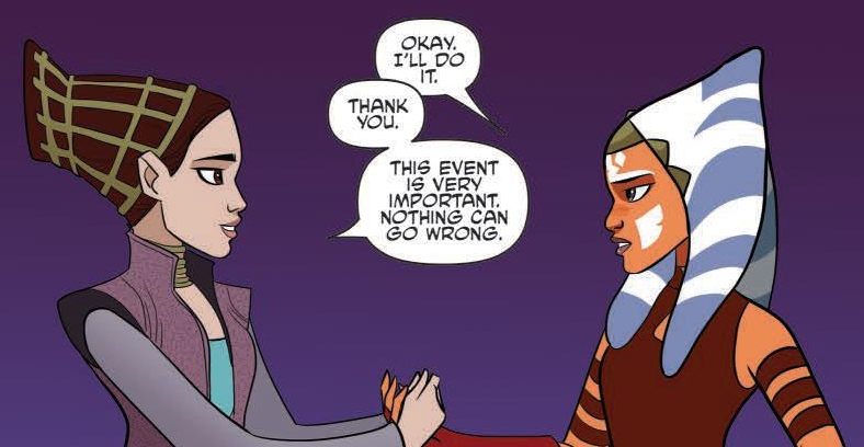 Star Wars Adventures: Forces of Destiny Ahsoka and Padme Page 15 Pub: IDW P...