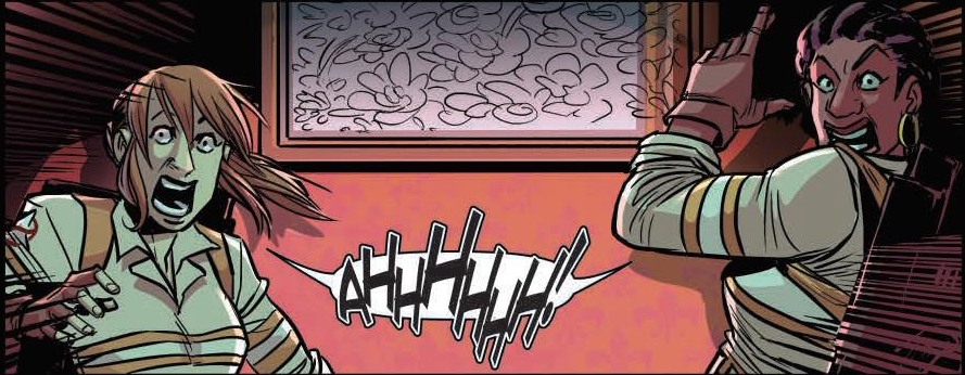 Ghostbusters Answer the Call 3 Page 15. Written by Kelly Thompson. Drawn by Corin Howell. Pub: IDW Publishing. 7 February 2018