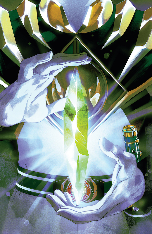 Mighty Morphin Power Rangers #25 Publisher: BOOM! Studios Price: $4.99 Writer: Kyle Higgins Artist: Daniele Di Nicuolo Colorist: Walter Baiamonte Letterer: Ed Dukeshire Cover Artists: Polybag: Deron Bennett Main Cover Intermix Covers A-G: Goñi Montes Subscription Cover H: Jordan Gibson Incentive Cover I: Scott Koblish "Match To" Unlockable Cover J: Humberto Ramos "One Per Store" Unlockable Cover K: Goñi Montes