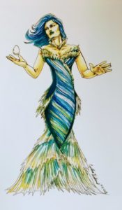 Her Universe Fashion Show 2018 design by Cynthia Kirkland