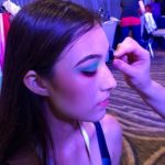 Espionage Cosmetics working backstage at the Her Universe Fashion Show 2018