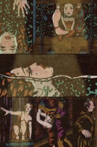 Minky Woodcock is trapped in Houdini's water tank and must free herself.