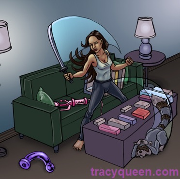 Tracy Queen ready for action